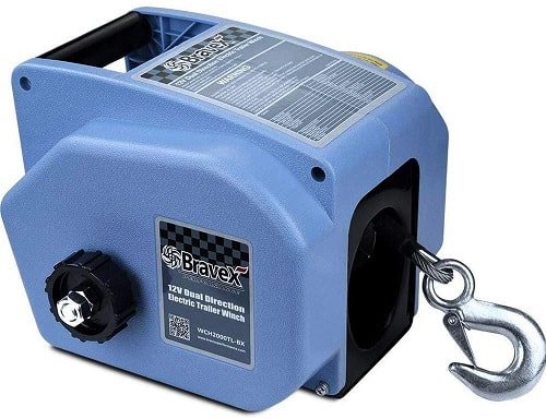Bravex Reversible Portable 12-Volt DC Electric Winch Bravex Reversible Portable 12-Volt DC Electric Winch