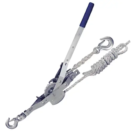 Maasdam A-20 Ton Rope Puller with 20 Feet 0.5-Inch Diameter Rope