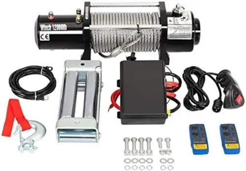 TRIBLE SIX 12000lbs Electric Winch 12V with Wireless Remote Towing