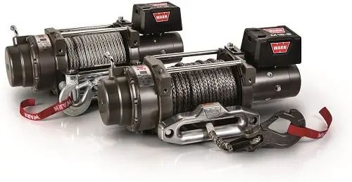 WARN 97730 M15-S Electric 12V Heavyweight Winch with Spydura Synthetic Cable