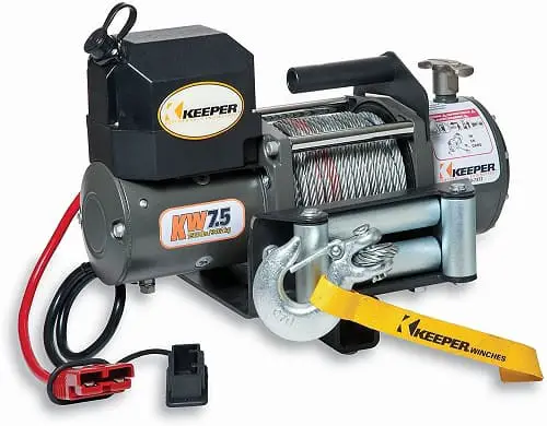 KEEPER KW75122RM-1 12V DC Rapid Mount Portable Winch with Wireless Control