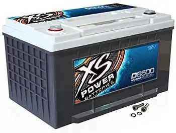 XS Power D6500 XS Series AGM High Output Battery with M6 Terminal Bolt