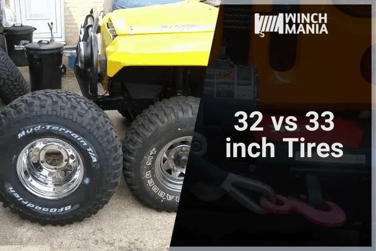 32 vs 33 inch Tires